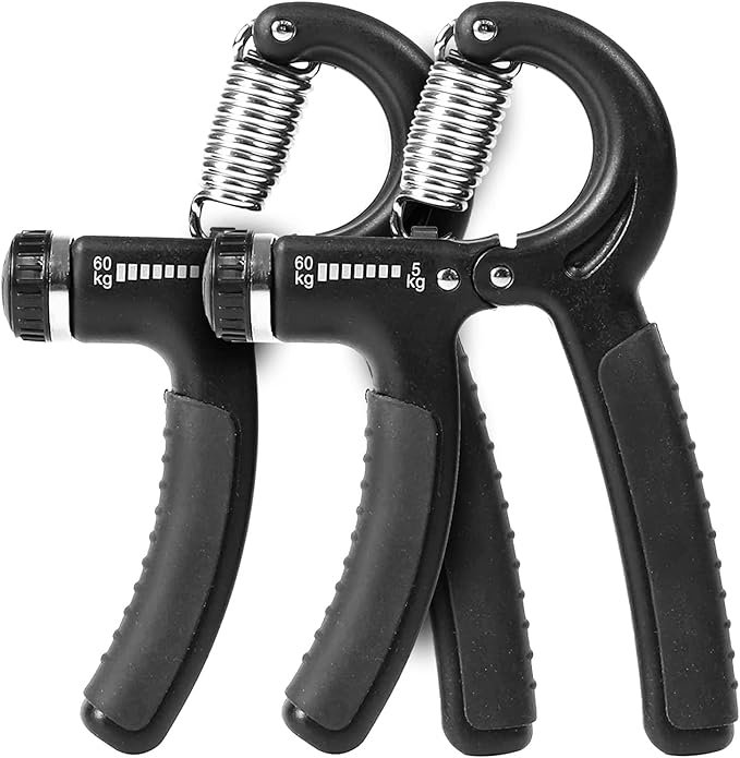 Grip Strengthener, 10-60kg Adjustable Resistance Forearm Grip Hand Trainer