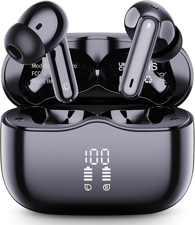 Wireless Earbuds, Bluetooth 5.4 Headphones in Ear 3D Bass Stereo