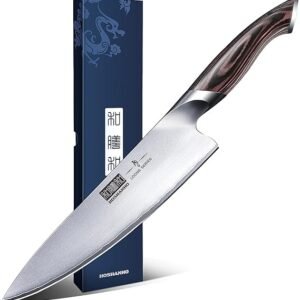 HOSHANHO Kitchen Knife in Japanese High Carbon Steel, High-Class Chef's Knife 8 inch