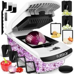 Vegetable Chopper Vegetable Cutter - Veggie Onion Salad Food Chopper Manual