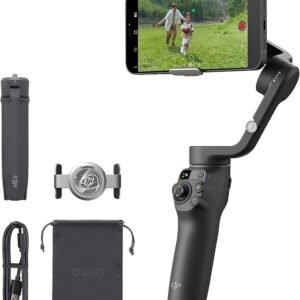 DJI Osmo Mobile 6, 3-Axis Phone Gimbal, Object Tracking, Built-In Extension Rod