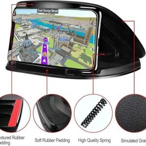 Mancro Car Mobile Phone Holder Cradles, Universal Mobile Phone Holder for Car Mount