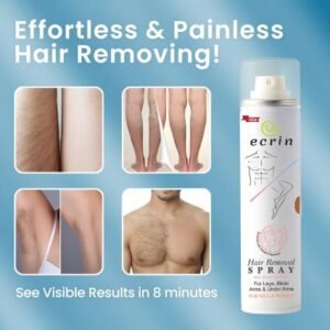 New Ecrin Hair Removal Foaming Spray - Advance Formula with Refreshing Fragrance (200ml)
